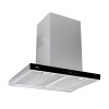 Campanas extractoras - TEKA Campana DLH 686 T Inox y Negro