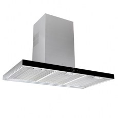 Campanas extractoras - TEKA Campana DLH 986 T Inox y Frontal Negro