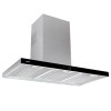 Campanas extractoras - TEKA Campana DLH 1186 T Inox y Frontal Negro
