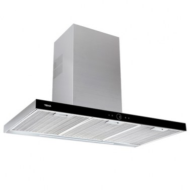 Campanas extractoras - TEKA Campana DLH 1186 T Inox y Frontal Negro