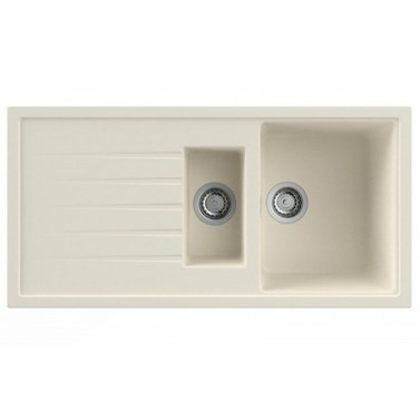 Fregaderos - NODOR Fregadero NorGranite 100.50 1B 1/2B 1D BG Beige