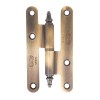 Pernios de H - Pernio 407 Latón con Remate 100x58 mm Cuero Derecha