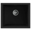 Fregaderos - NODOR Fregadero NorGranite 45.40 1B BK Negro