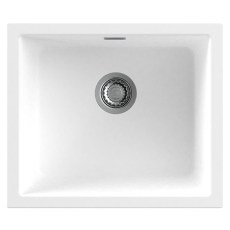 Fregaderos - NODOR Fregadero NorGranite 45.40 1B WH Blanco