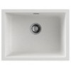 Fregaderos - NODOR Fregadero NorGranite 55.40 1B WH Blanco