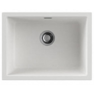 Fregaderos - NODOR Fregadero NorGranite 55.40 1B WH Blanco