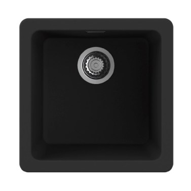 Fregaderos - NODOR Fregadero NorGranite 40.40 1B BK Negro