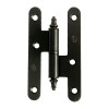 Bisagras y pernios de forja - Pernio 408 con Remate 95x52 mm Negro Izquierda