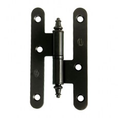 Bisagras y pernios de forja - Pernio 408 con Remate 95x52 mm Negro Izquierda
