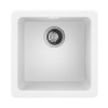 Fregaderos - NODOR Fregadero NorGranite 40.40 1B WH Blanco