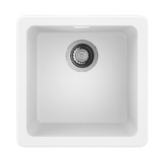 Fregaderos - NODOR Fregadero NorGranite 40.40 1B WH Blanco