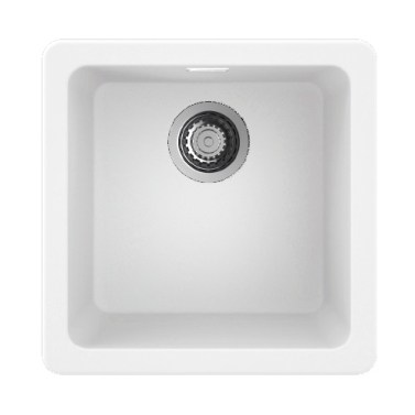 Fregaderos - NODOR Fregadero NorGranite 40.40 1B WH Blanco