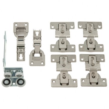 Corredera puerta interior - Juego Herrajes Slido Fold Puertas Plegables 50 kg Izquierda