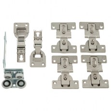 Corredera puerta interior - Juego Herrajes Slido Fold Puertas Plegables 50 kg Derecha