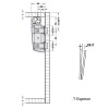 Corredera puerta interior - Juego Herrajes Slido Fold Puertas Plegables 50 kg Derecha