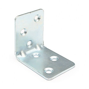 Herraje para mueble - Soporte Larguero Cama Zincado