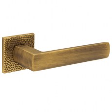 Juego Manivelas con Roseta Cuadrada 4161 5SQ T1 Bronce Mate