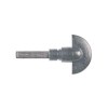Muletilla Plana 41 32 mm Plata Vieja