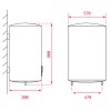 TEKA Termo Eléctrico EWH 80 D Slim Blanco