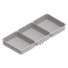 Bandeja Accesorios 3 Zonas Gris