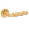Juego Manivelas con Roseta 4210 5S Dorado Mate