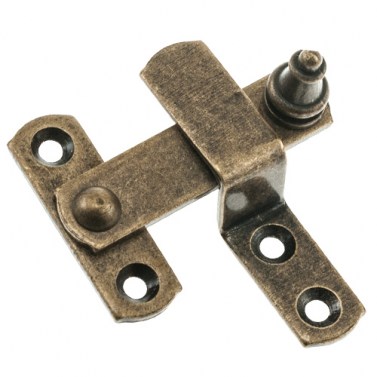 Fallebas y Cremonas para Ventanas - Aldabilla Postigo MOD4 Solape 21 mm Cuero
