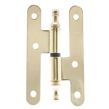 Pernio Hierro 4307 con Remate 80x50 mm Lacado Dorado Derecha