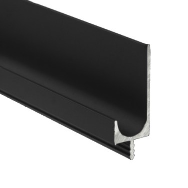 Tirador Uñero Corrido 30x20 mm 3 Metros Negro Mate