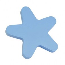 Pomos mueble - Pomo Baby 440 67mm Estrella Madera Celeste