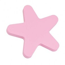 Pomos mueble - Pomo Baby 440 67mm Estrella Madera Rosa