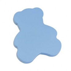 Pomos mueble - Pomo Baby 446 63mm Oso Madera Celeste