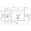 Cerrojo 446RP/80 Magnet UVE B50 Dorado Brillo