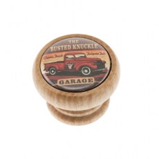 Pomos mueble - Pomo Retro 450 40mm Madera Natural Garage Pickup