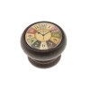 Pomo Retro 450 40mm Madera Nogal Reloj