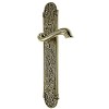 Juego Manivelas con Placa 4585 Oro Blanco