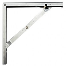 Soportes para baldas - Escuadra Abatible 612 de 450 mm Cromo