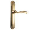 Manivelas con placa - Juego Manivelas con Placa 460 Dorado Brillo