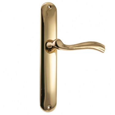 Manivelas con placa - Juego Manivelas con Placa 460 Dorado Brillo