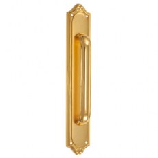 Manillón con Placa 47951 Baño de Oro Grafilado