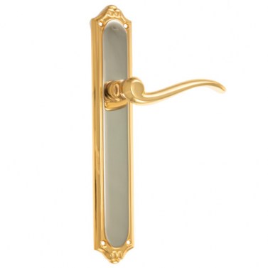 Juego Manivelas con Placa 4795 Oro Platino