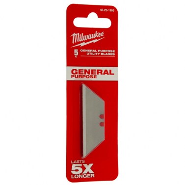 Cúter - Hojas Cúter Trapezoidal MILWAUKEE 5 Unidades
