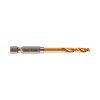 Consumibles para herramientas - Broca 4,5 mm Shockwave HSS-G HEX Titanio para Metal
