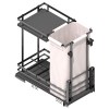 Botellero Panero Extraíble Flat M40 cm Antracita (HE)