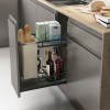 Botellero Panero Extraíble Flat M40 cm Antracita (HE)