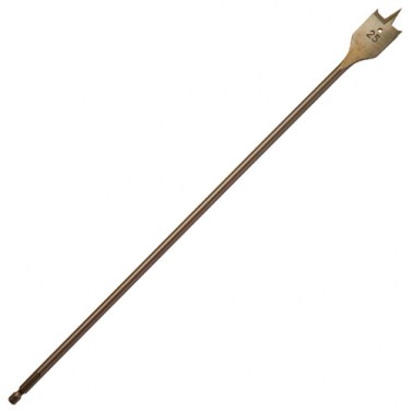 Consumibles para herramientas - Broca Pala Tres Puntas Larga 25x400 mm