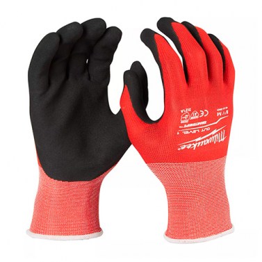 Protección laboral - Guantes Anticorte MILWAUKEE Nivel 1 Talla M/8