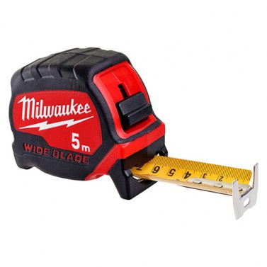 Flexómetros - Flexómetro Wide Blade Premium MILWAUKEE 5 metros