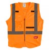 Protección laboral - Chaleco Alta Visibilidad Naranja MILWAUKEE Talla S/M