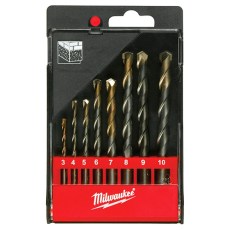 Consumibles para herramientas - Estuche 8 Brocas MILWAUKEE para Hormigón
