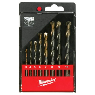 Consumibles para herramientas - Estuche 8 Brocas MILWAUKEE para Hormigón